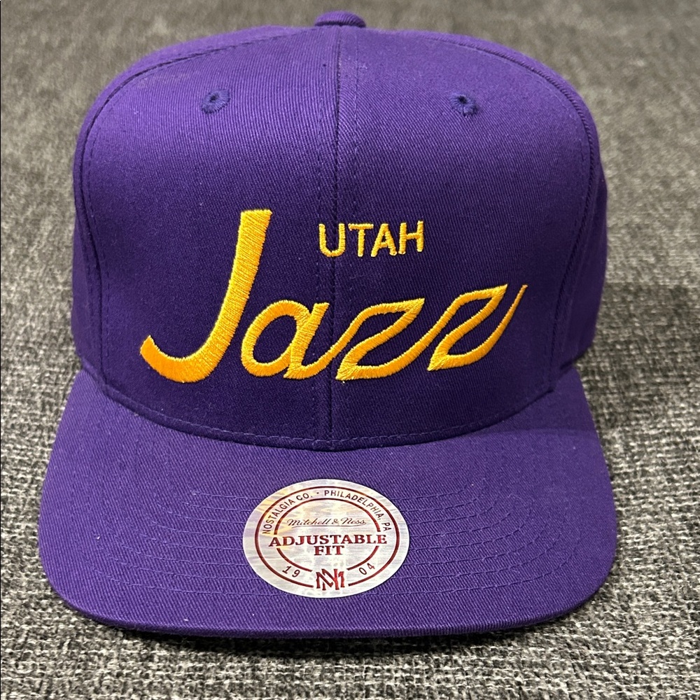 Mitchell & Ness Purple Utah Jazz SnapBack Hat